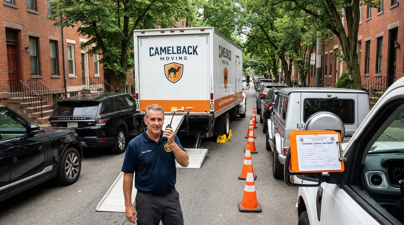 City street loading permit setup in South Plainfield, NJ